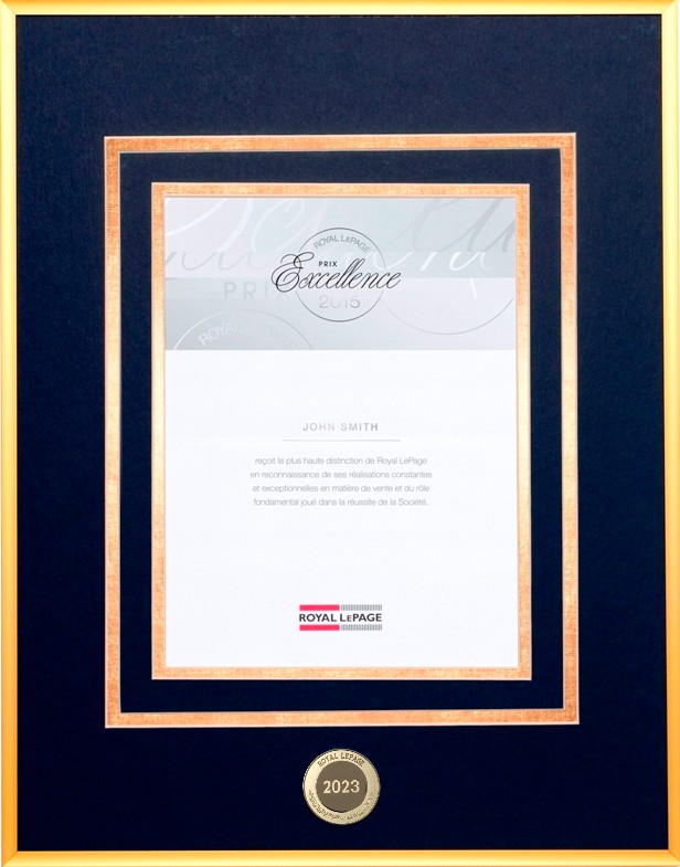 Prix Excellence MC de Royal LePage MD